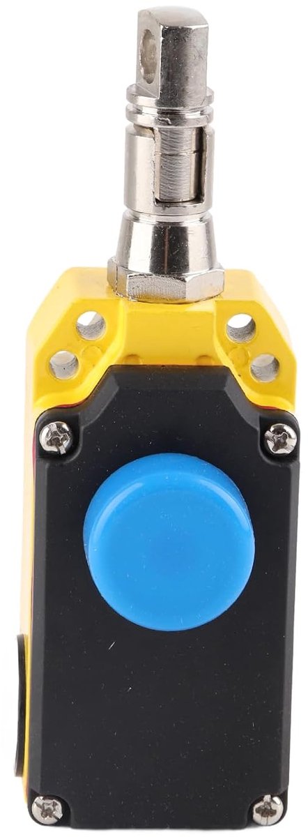 Trekschakelaar Aluminiumlegering Trekschakelaar Sterling Zilveren Contacten Handmatige Reset Noodstop Touw Trekschakelaar 24-380V met Knop