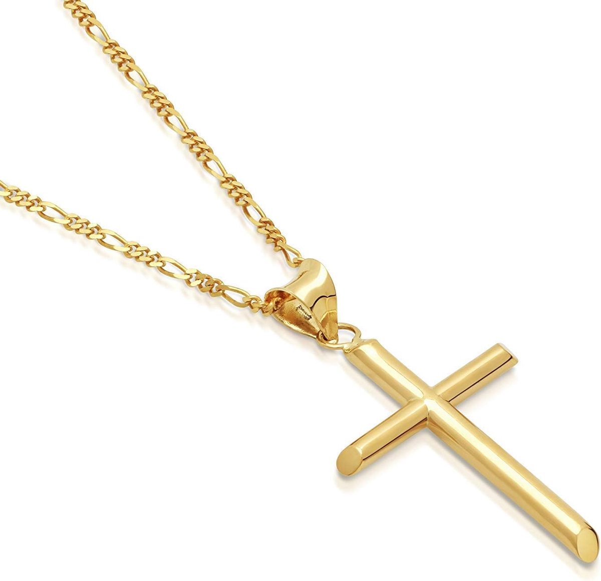 Unisex-volwassene 14K 14 kt verguld basismetaal Geen steen