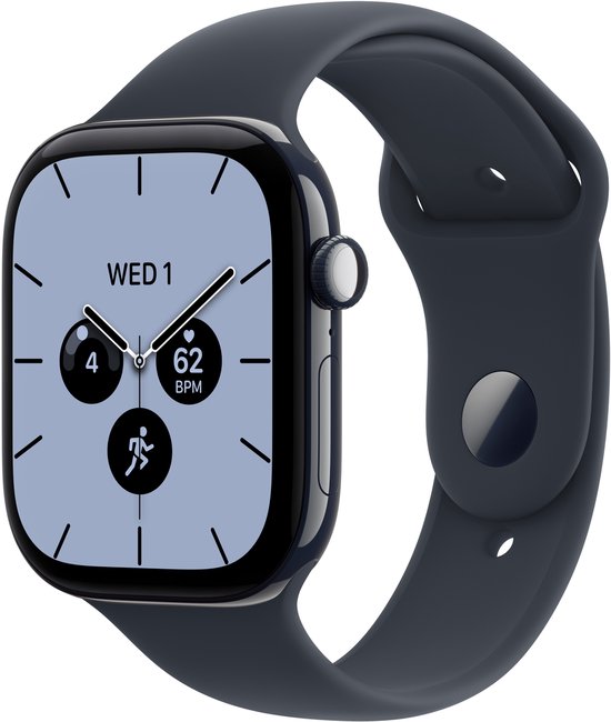 Apple Watch Series 12 Cellular 42mm Keramiek Nachtblauw Sportband M/L