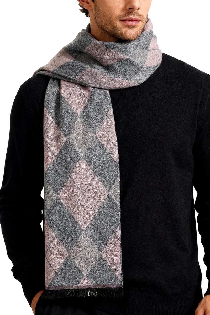 wintersjaal wollen sjaal gebreide sjaal business casual sjaal 180x30cm