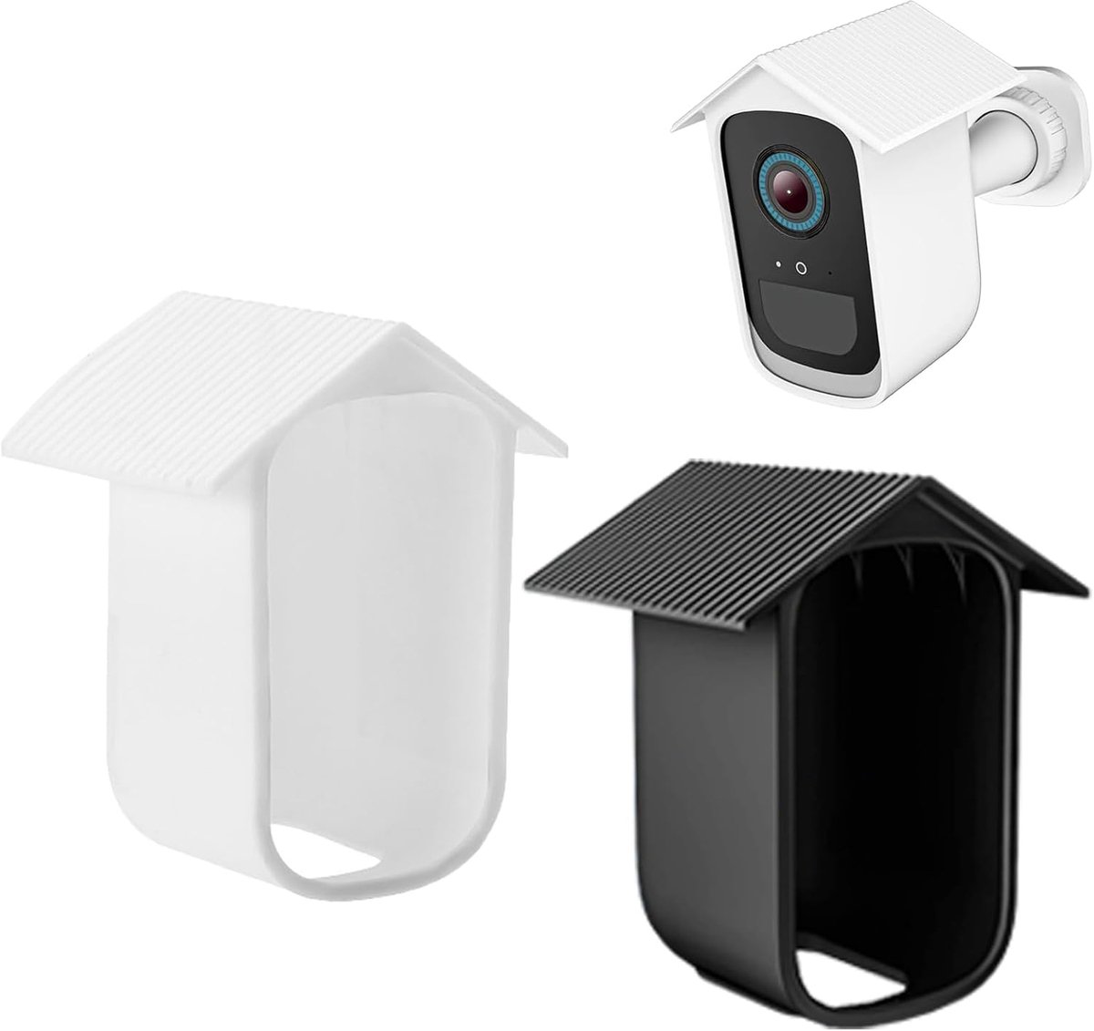 2 stuks Security 3 siliconen camerabescherming