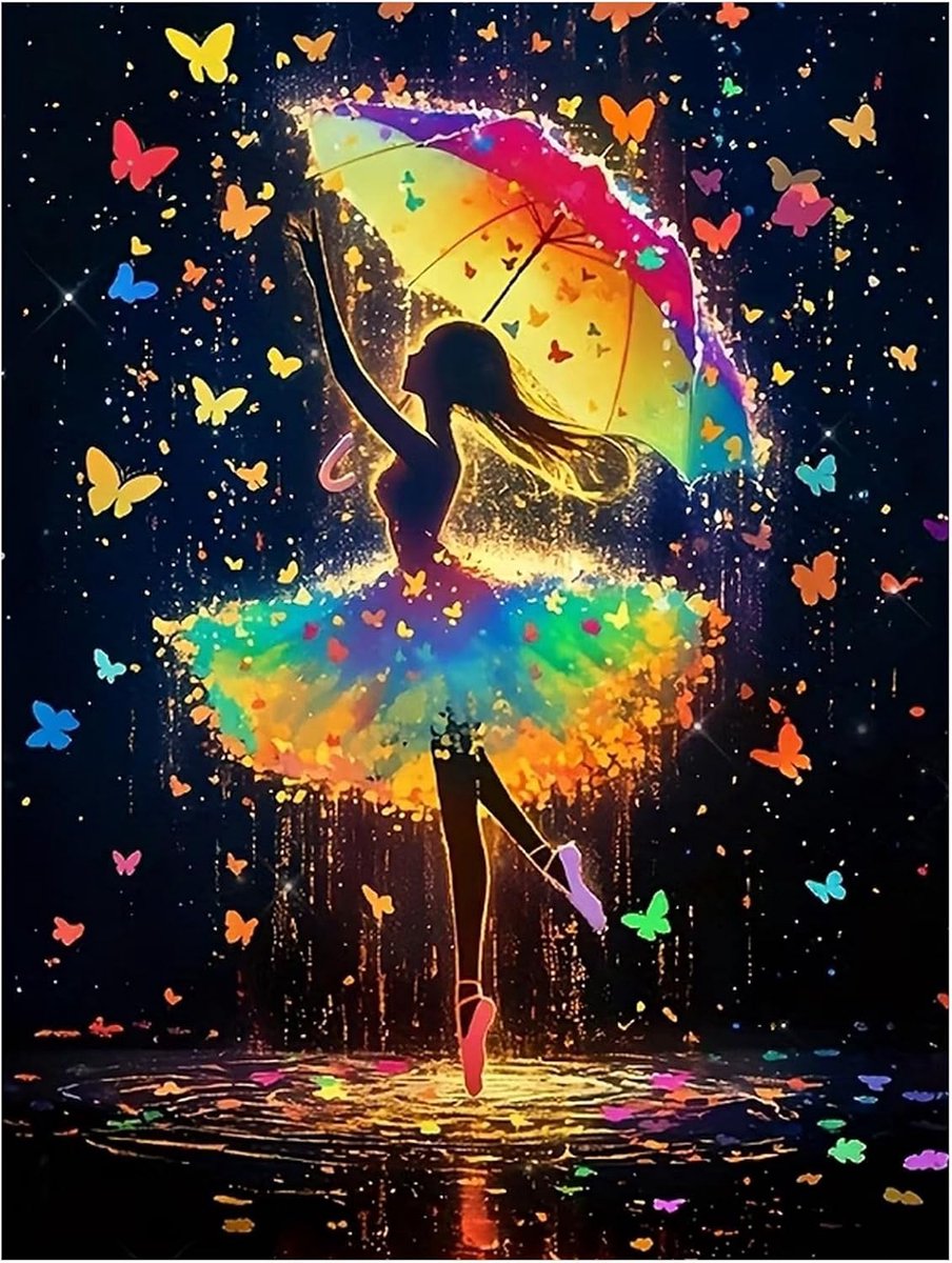 Diamond Painting kinderen ballet meisjes 30x40 cm