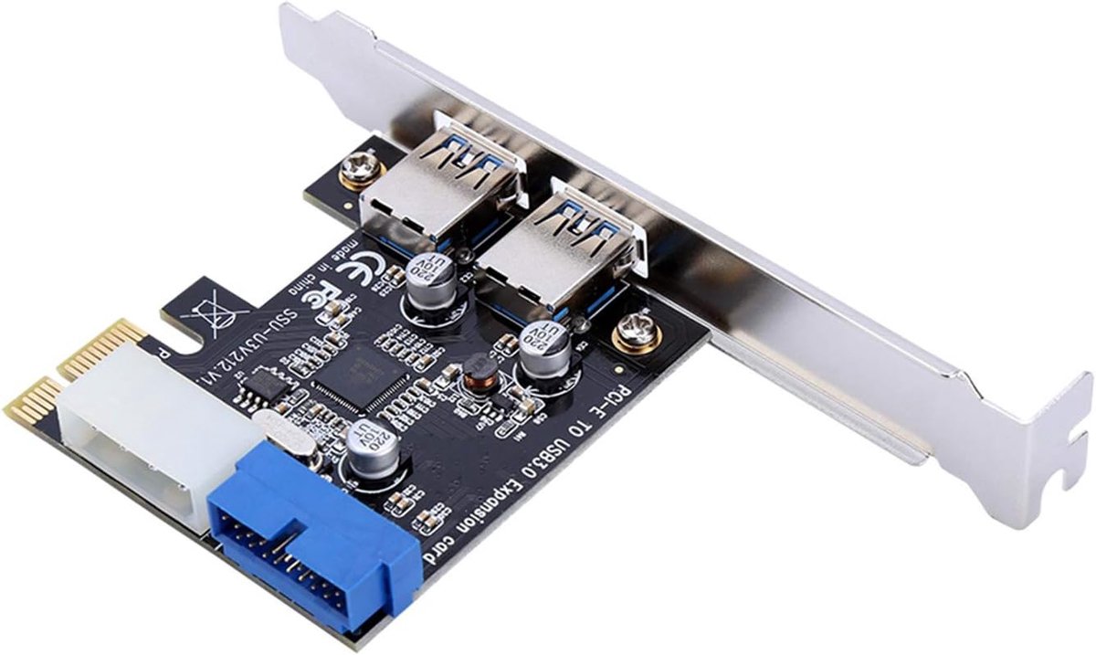 Naar USB3.0-uitbreidingskaartadapter met 19-pins Interface aan de Voorkant Interne Componenten Elektronische Games en Randapparatuur Vervanging van Onderdelen en Gereedschap