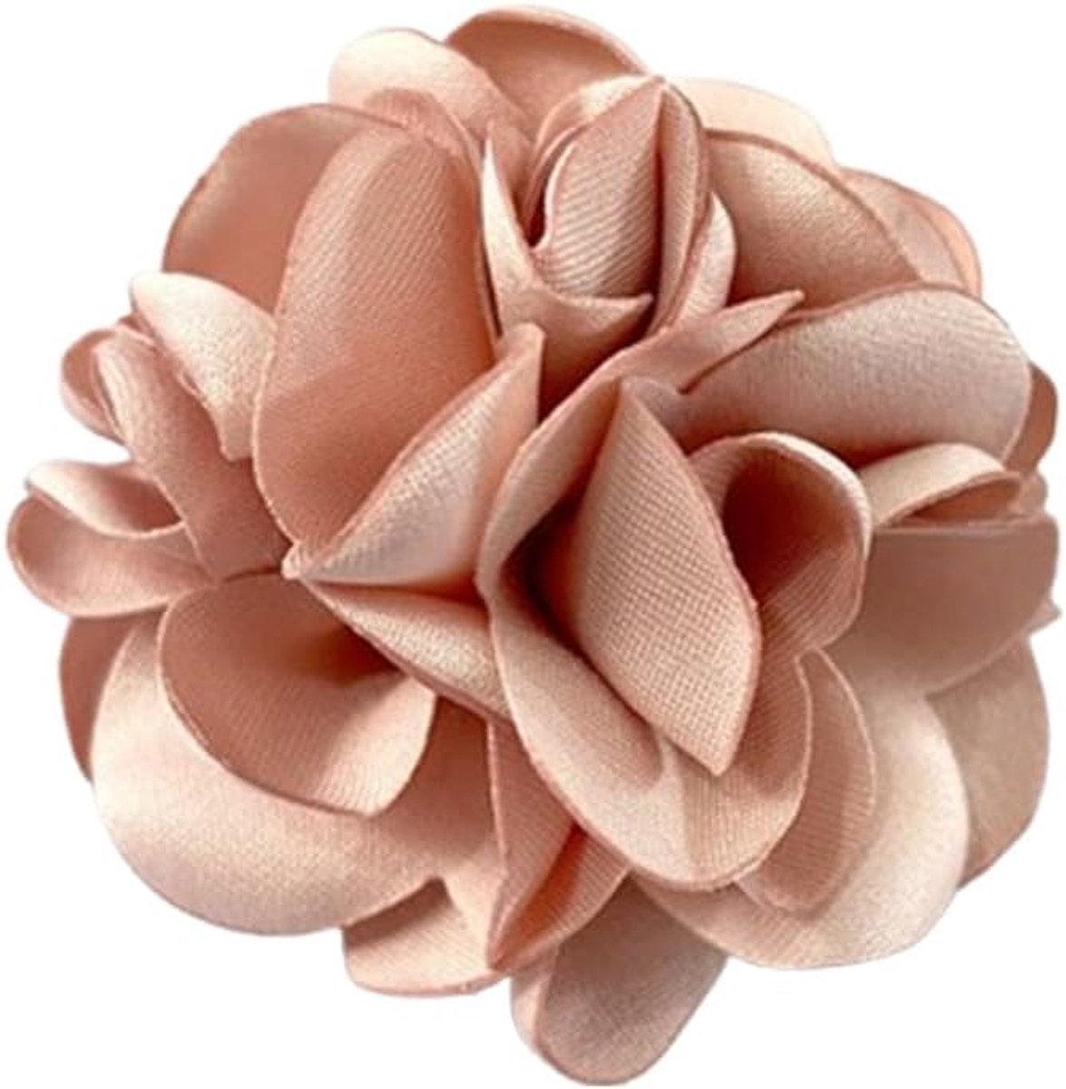 1 stuk roos broche grote eenvoudige textuur stof broche haarspeld klassieke en elegante handgemaakte bloemenbroche geschikt voor bruiloft, feest en prom