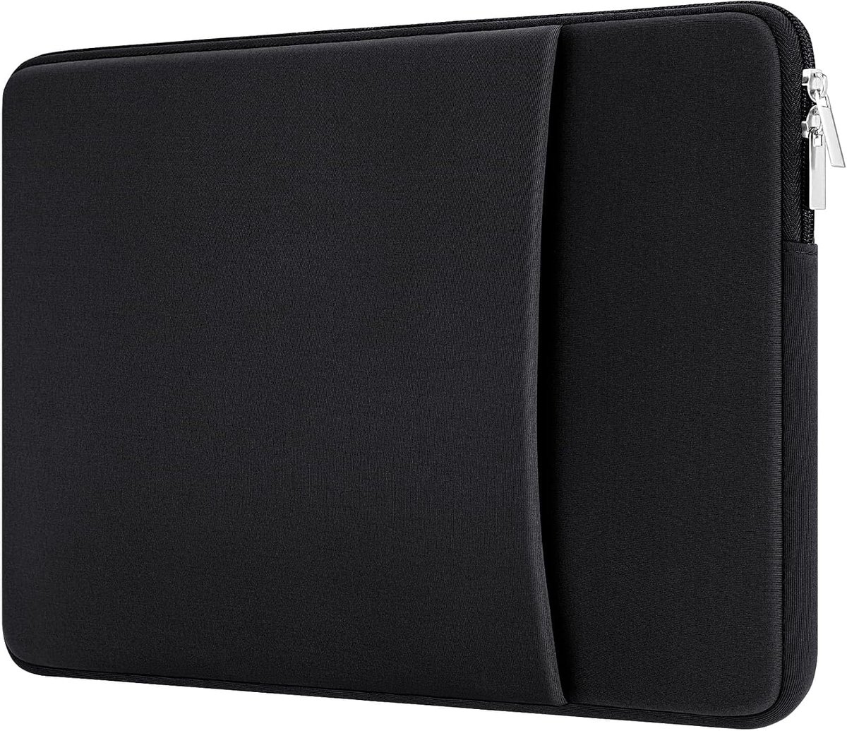 13 inch Laptophoes Laptop Case Sleeve Cover Bag voor MacBook air 13 inch M4 M3 M2 M1 2025-2018/MacBook pro 13" M3 M2 M1, Zwart