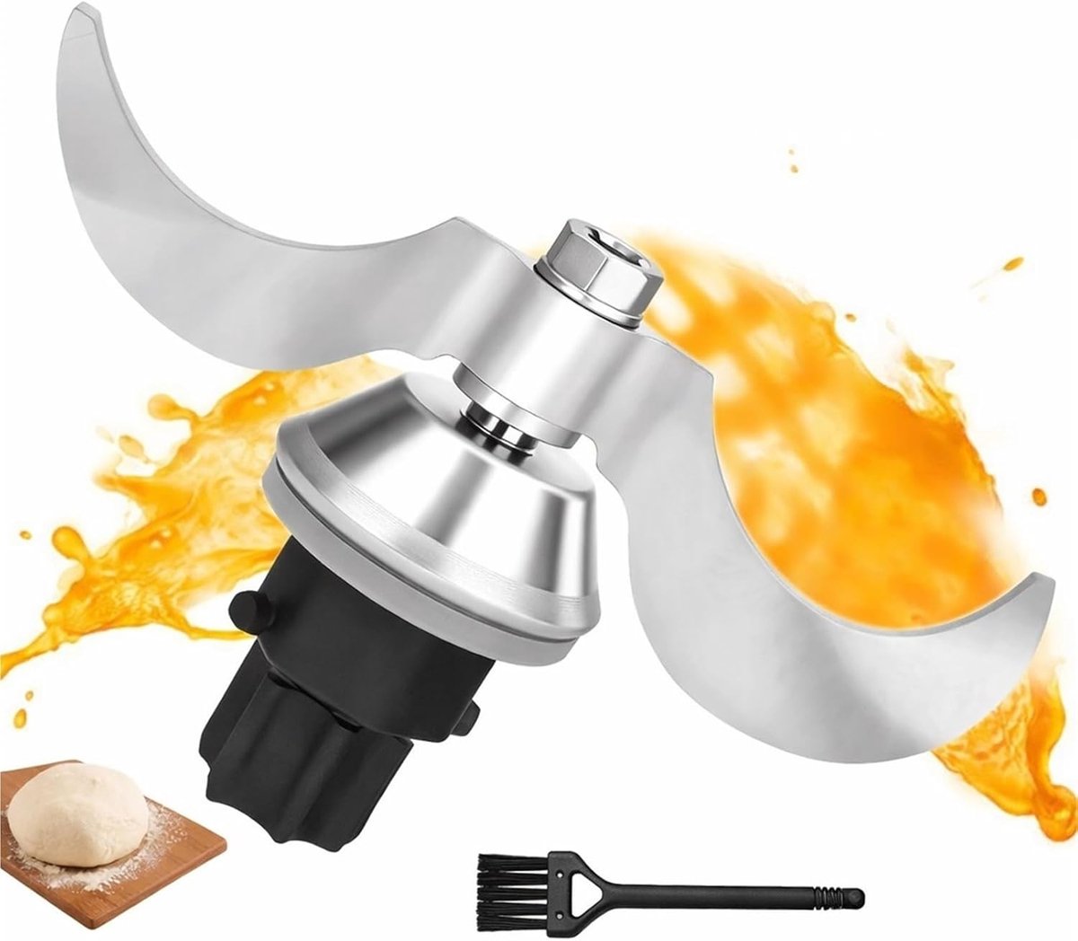 Kneedmixermes voor Thermomix TM31, reserveaccessoires voor deeg- en meelmixer