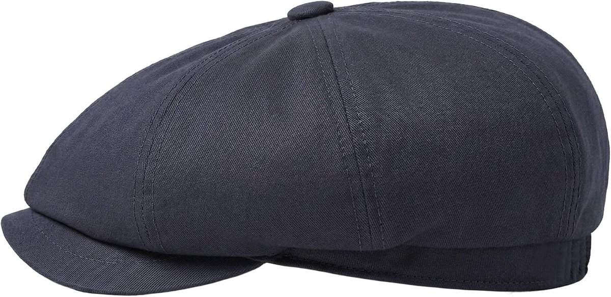 Byron ribgebreide muts | Newsboy Peaky | Elastisch katoen | lente zomer