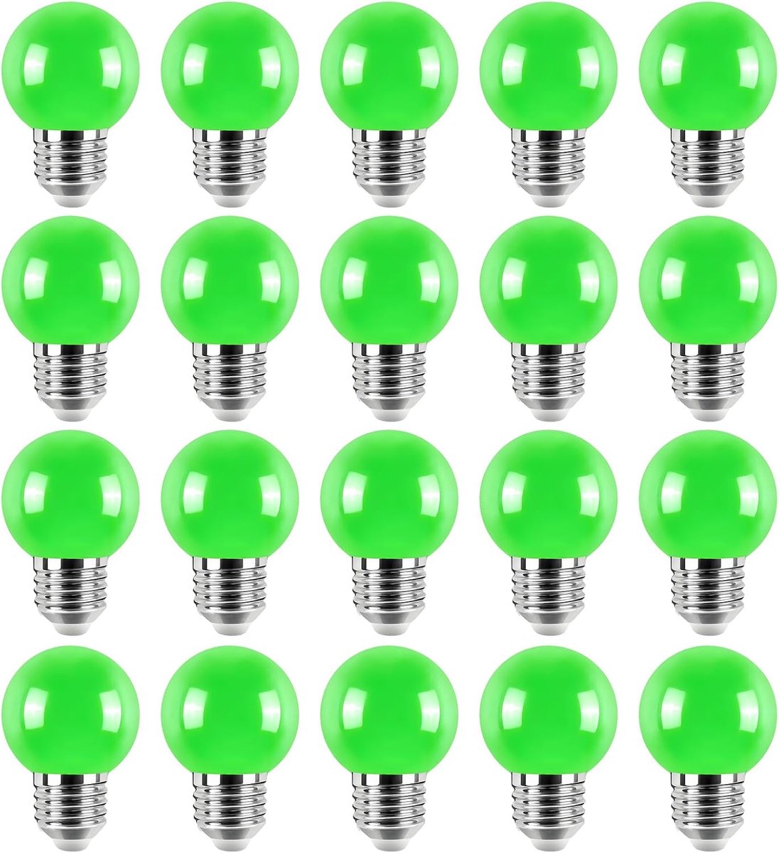 Ledlampen peervorm kleurrijke druppel lampen gloeilampen biertuin lichtketting feestverlichting groen