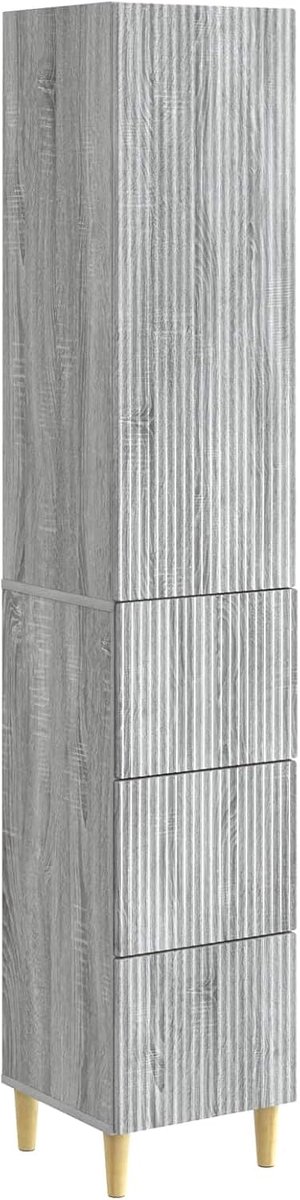 2 stuks, Sonoma-grijs, technisch hout