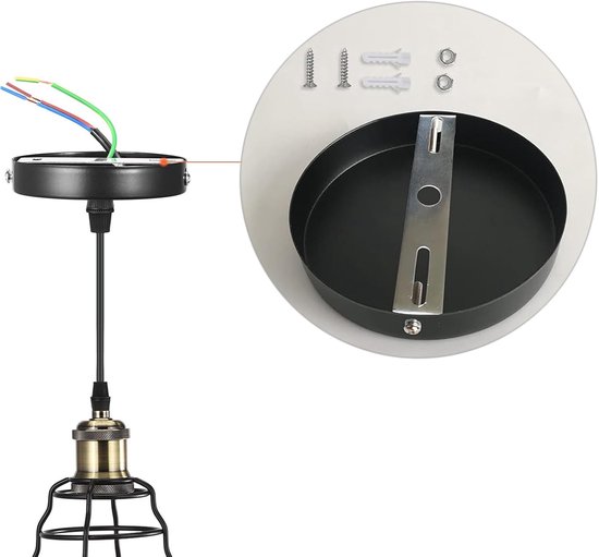 Montagebeugel voor verlichtingsarmaturen, 6 stuks lichtplaatondersteuningsstang, universele montagehardware voor plafondlamp, vervanging van hanglampen, wandkroonluchter, plafondlamp (105 mm, 115 mm — afbeelding 2