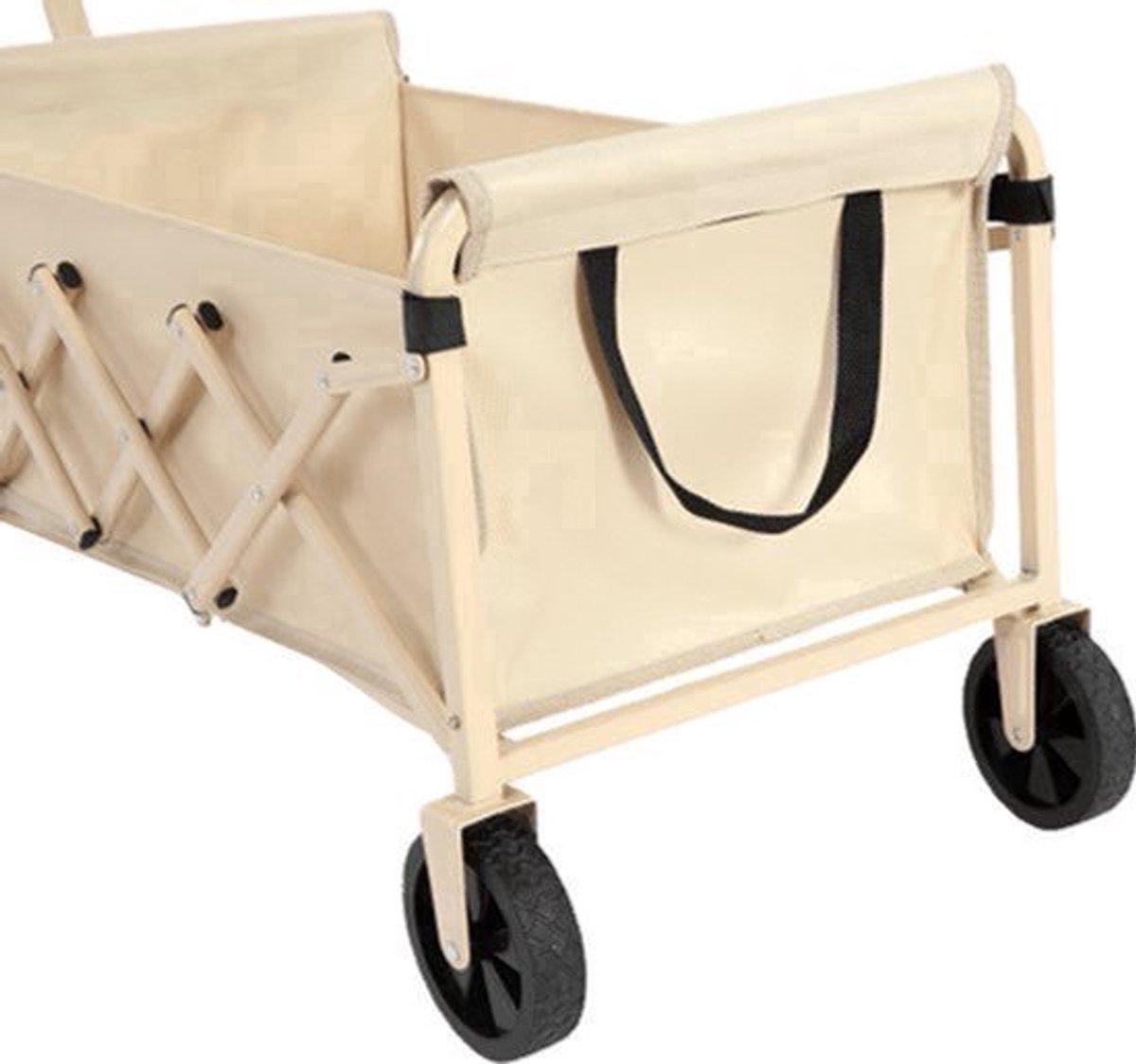Opvouwbare Bolderwagen – Bolderkar – Vouwwagen – Transportwagen – Bolderwagen Met Stalen Frame – 60 Kg Capaciteit – Verstelbare Handgreep