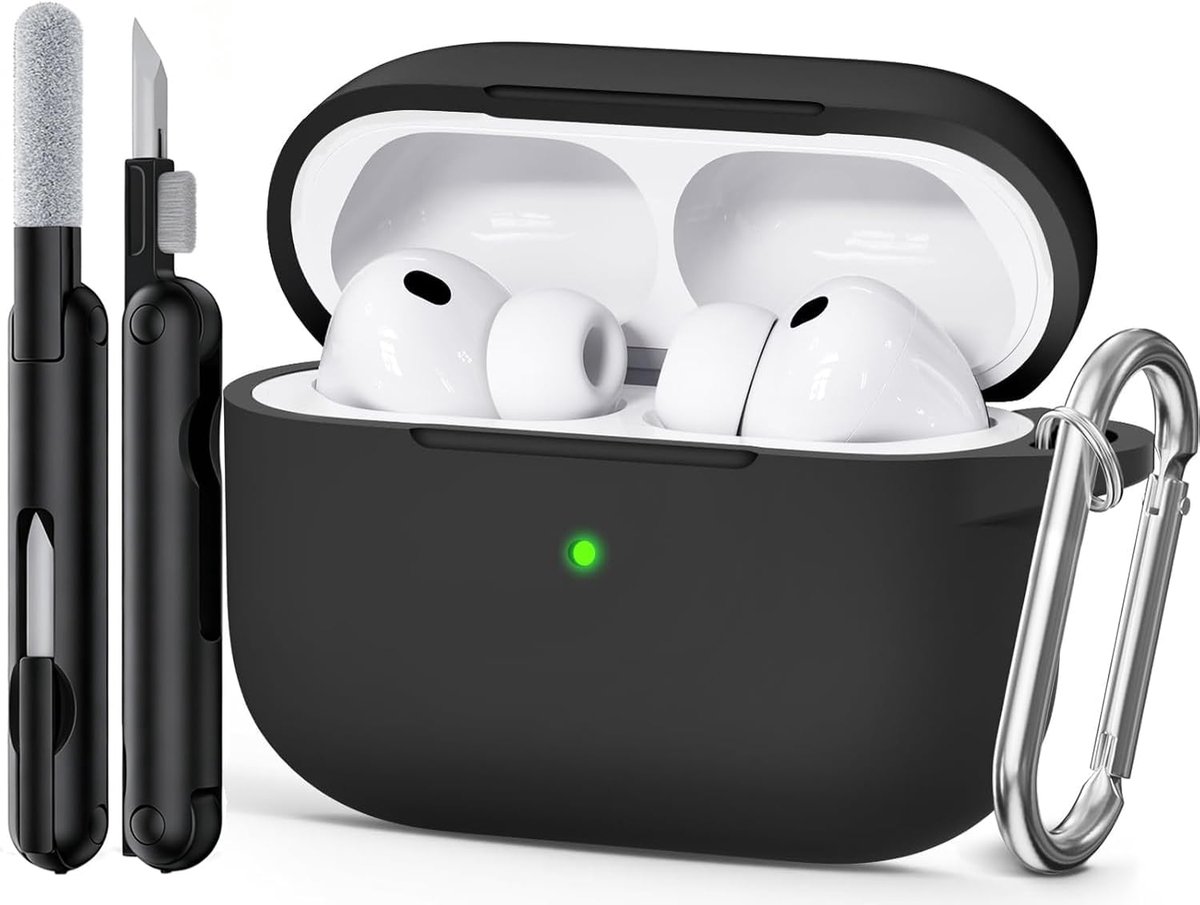Siliconen Hoesje voor AirPods Pro 3 (Zwart)