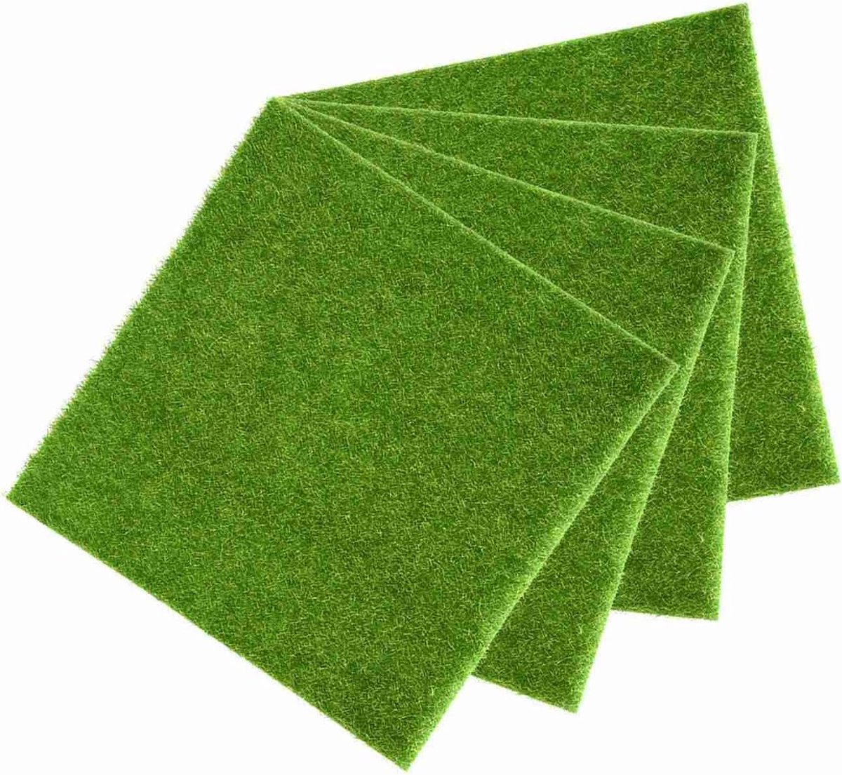Kunstgras Mat Synthetisch Gras Gazon Groen Plastic 15x15cm 30x30cm voor Thuis Tuin DIY Micro Landschap Poppenhuis Aquarium Decor (30 * 30cm)