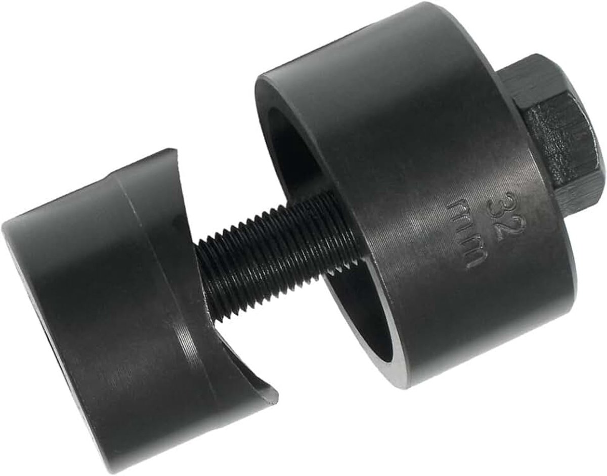 Gereedschap 1270, schroefgaten, gatenfrees ø 32 mm, schroefgatstans voor exacte stansen in gootsteen, metaal en roestvrij staal