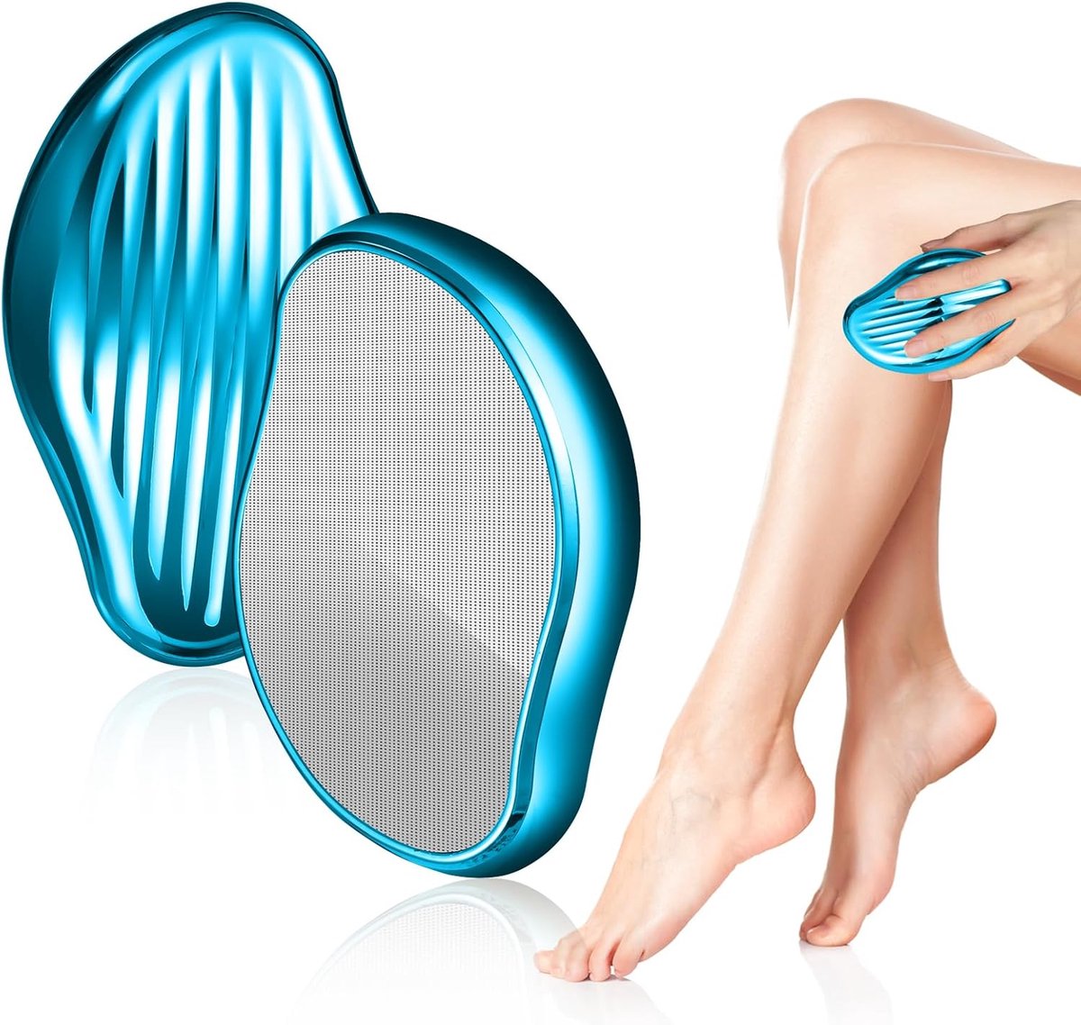 Epilator kristal nano ontharingsgom, herbruikbaar, van ABS-glas