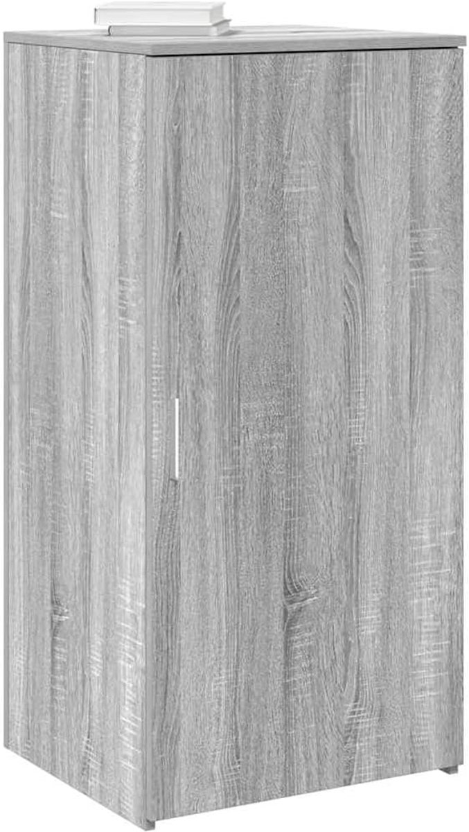 Opbergkast grijs Sonoma 50x45x103,5 cm houtmateriaal opbergkast kantoormeubel met praktische opbergruimte voor organisatie