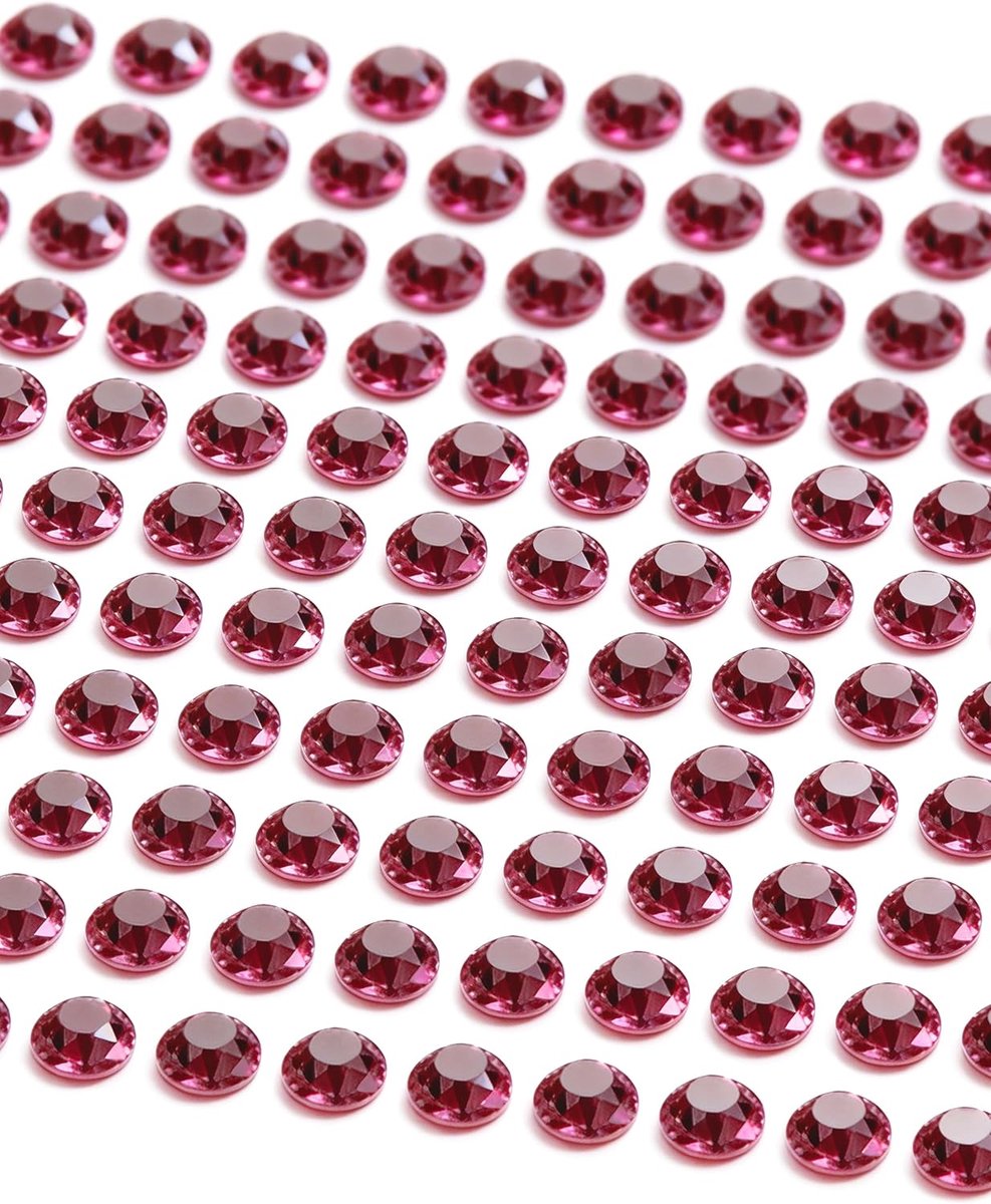 Strass Steentjes Zelfklevend - 880 Stk 4 Mm I Glitter Steentjes Voor Knutselen & Nagel Art Decoratie I Plaksteentjes Voor Kleding, Gezicht & Festival Decoratie Kit