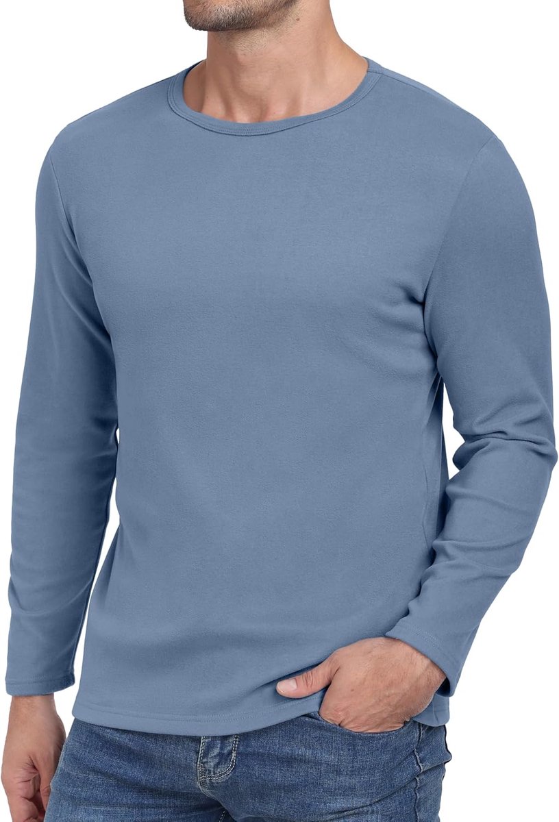 Thermische basic ronde hals T-shirt Tee Tops