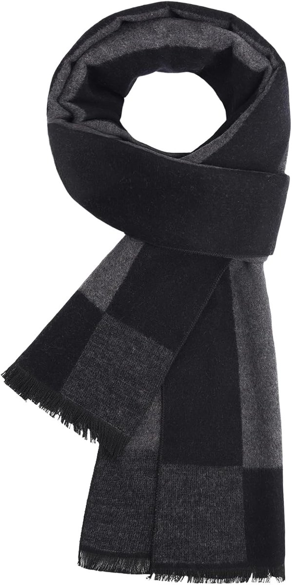 Sjaals winter sjaal klassieke tartan sjaal zachte warme omkeerbare lange geruite sjaal met kwastje voor winter herfst mode business