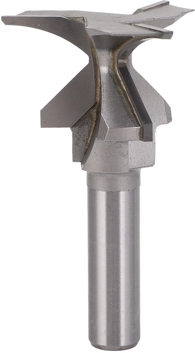 Dailygoods- Frezen 1/2 Inch - Efficiënt V-groef Bit - Schokbestendig Gereedschap - Verstelbare Snijkop - Duurzaam Cementstaal - Voor CNC/Machinegebrui