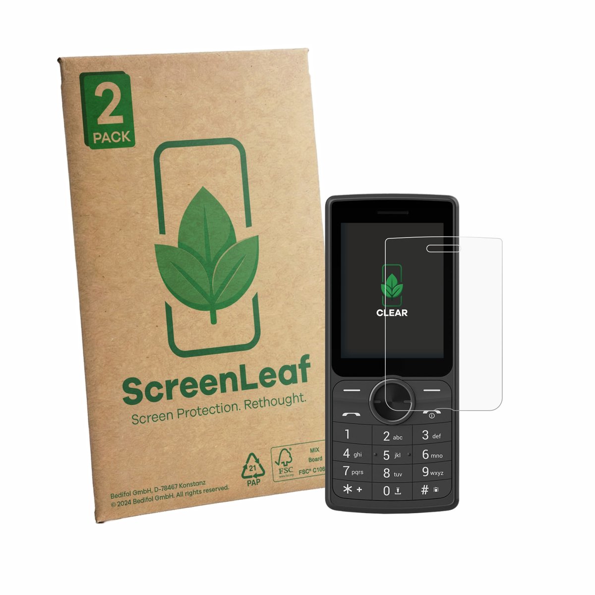 2 Stuks Screenprotector voor SPC Wild Cool - Hoogwaardige Beschermfolie transparant