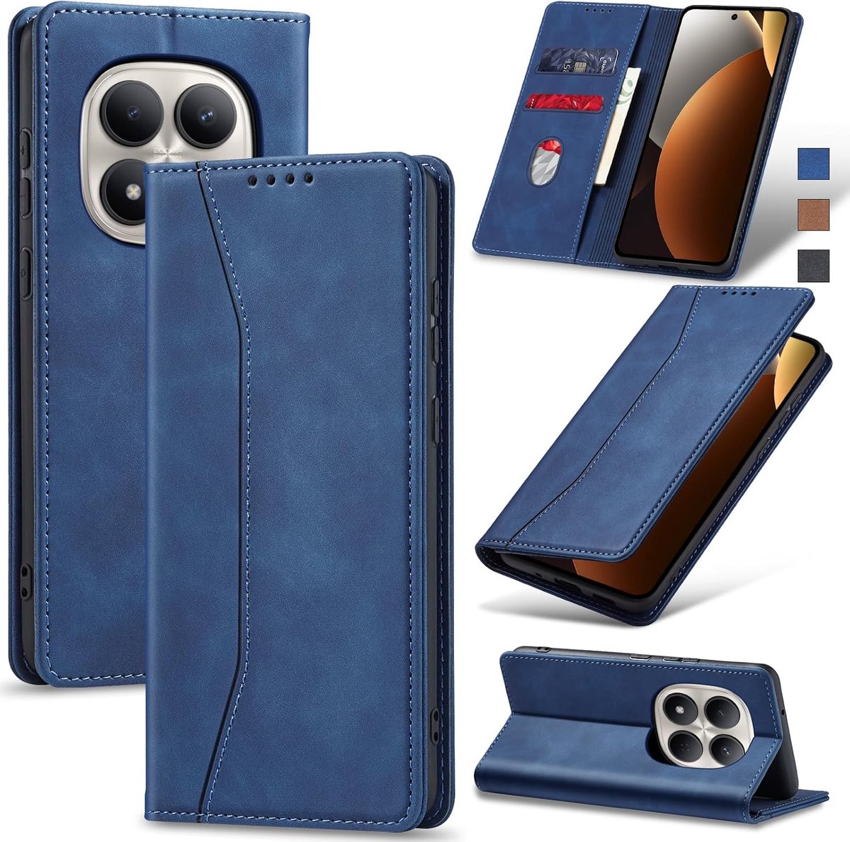 Hoesje voor Xiaomi Redmi Note 15 Pro 5G,Blauw