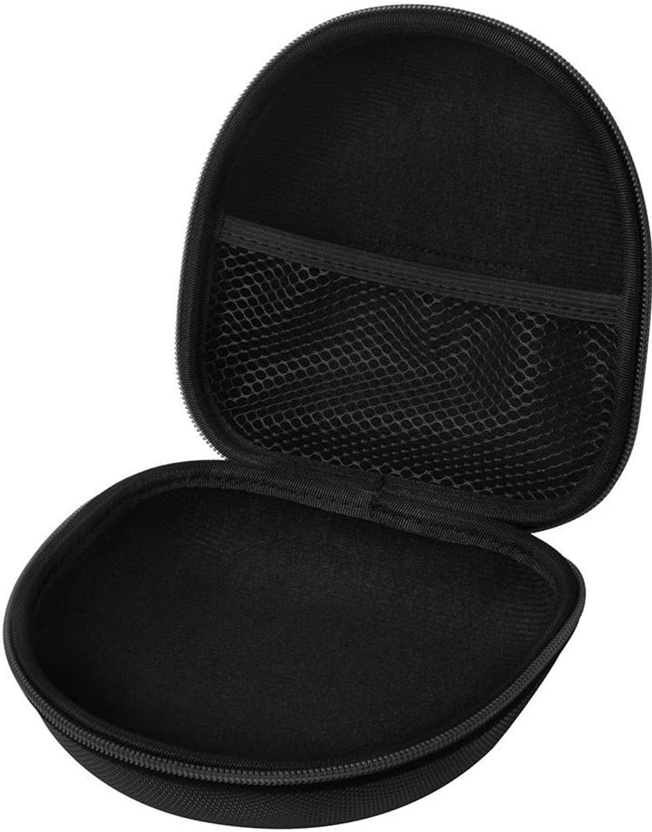 Hardcase hoofdtelefoon tas, headset beschermende EVA-koffer reistas voor Marshall Major I/Major II/Mid Bluetooth on-ear hoofdtelefoon (zwart)