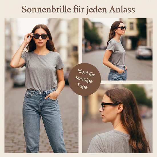 Zonnebrillen Party Bril 1980 stijl retro Atzen Nerdbril hoornbril zonnebril of helder glas zwart — afbeelding 2