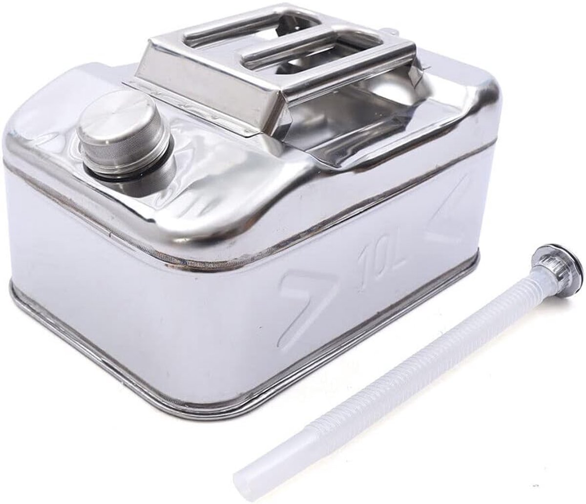 Jerrycan, diesel, brandstofreserve, tankset, 10 liter, universele auto, vrachtwagen, met buis