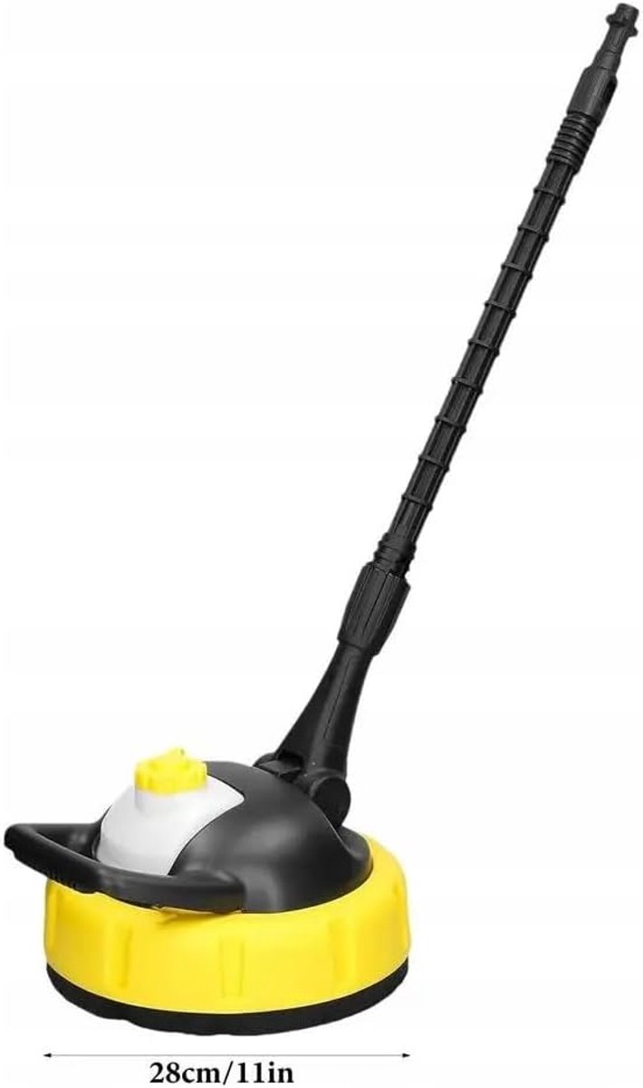 Pro Roterende reinigingsborstel met reinigingsmiddeldoserset, vervanging voor hogedrukreiniger Nilfisk QC, Kränzle D12, Kärcher K1-K7, voor bestratingsstenen, terras, gevel, beton — afbeelding 3