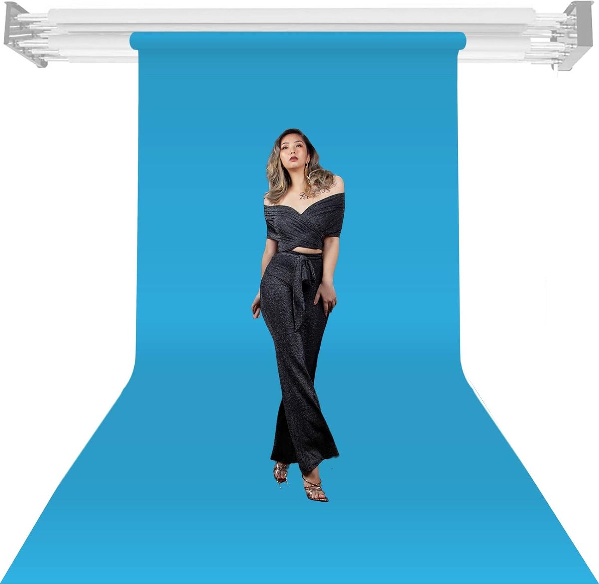 Achtergrond Papier Achtergrond 1,35 x 10 m, Lagune, Portret Papier Roll Achtergronden voor Fotografie Studio Props Filmen Product Fotografie Tentoonstellingen Venster Displays Mode Schieten