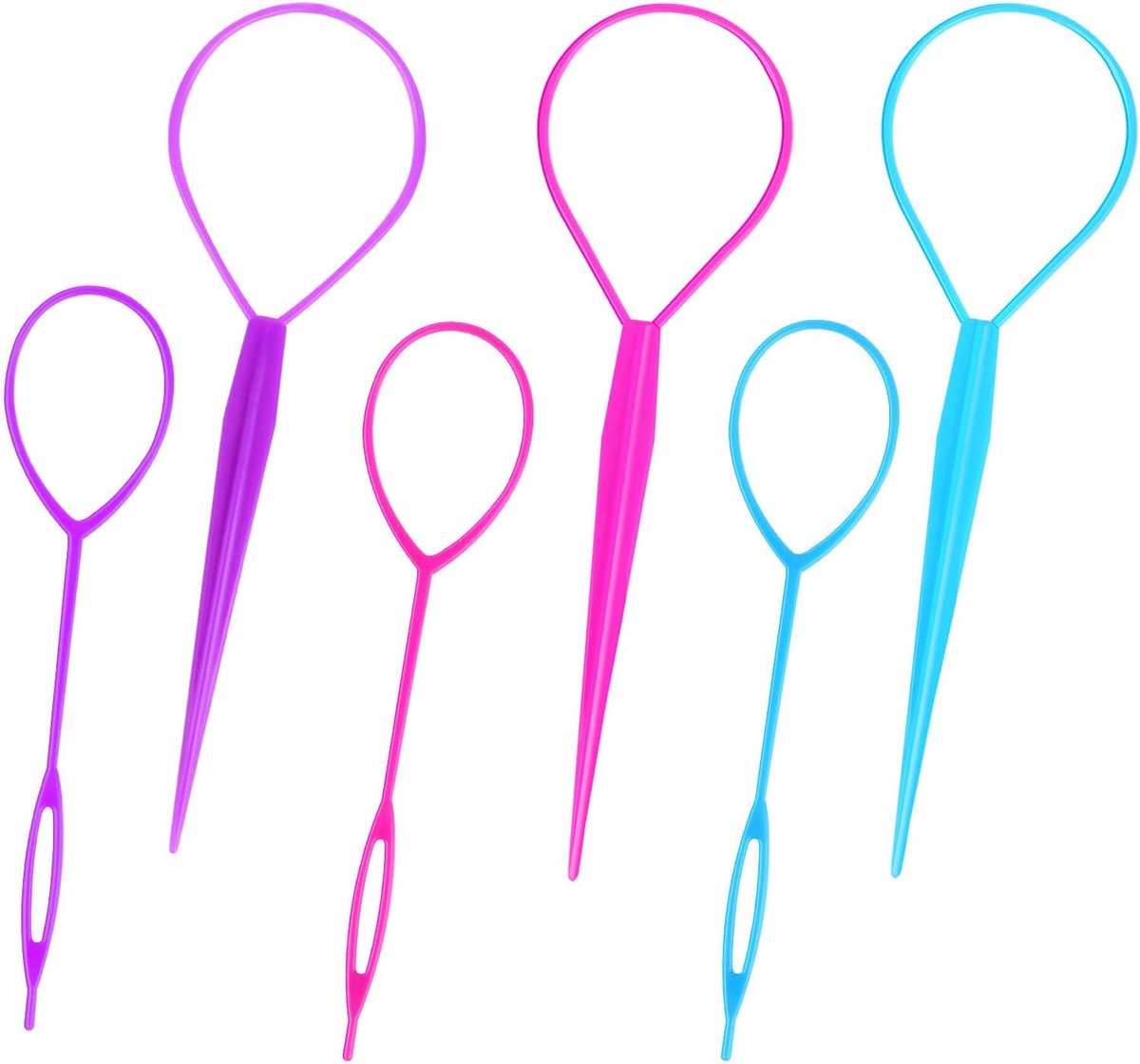 6 stuks haartail twister band, knot styler haartwister kapselhulp, haartwister, kapselaccessoires, vlechten voor vrouwen en meisjes