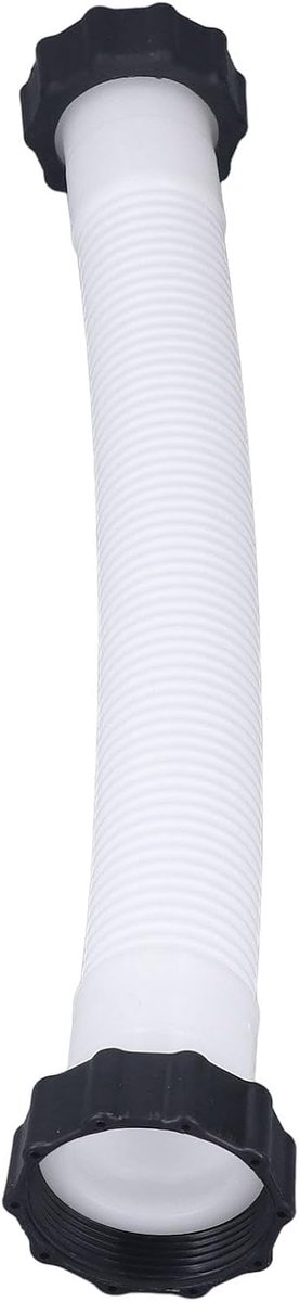 Zwembadslang, 1,5 inch diameter PE-vervanging voor bovengrondse zwembaden, wit, 0,4 m, eenvoudig te installeren met strakke afdichting, lekvrije verbinding, duurzaam voor zwembadpomp en filtersystemen