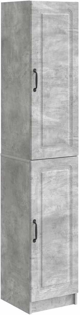 Grijs, beton, 2 stuks, technisch hout