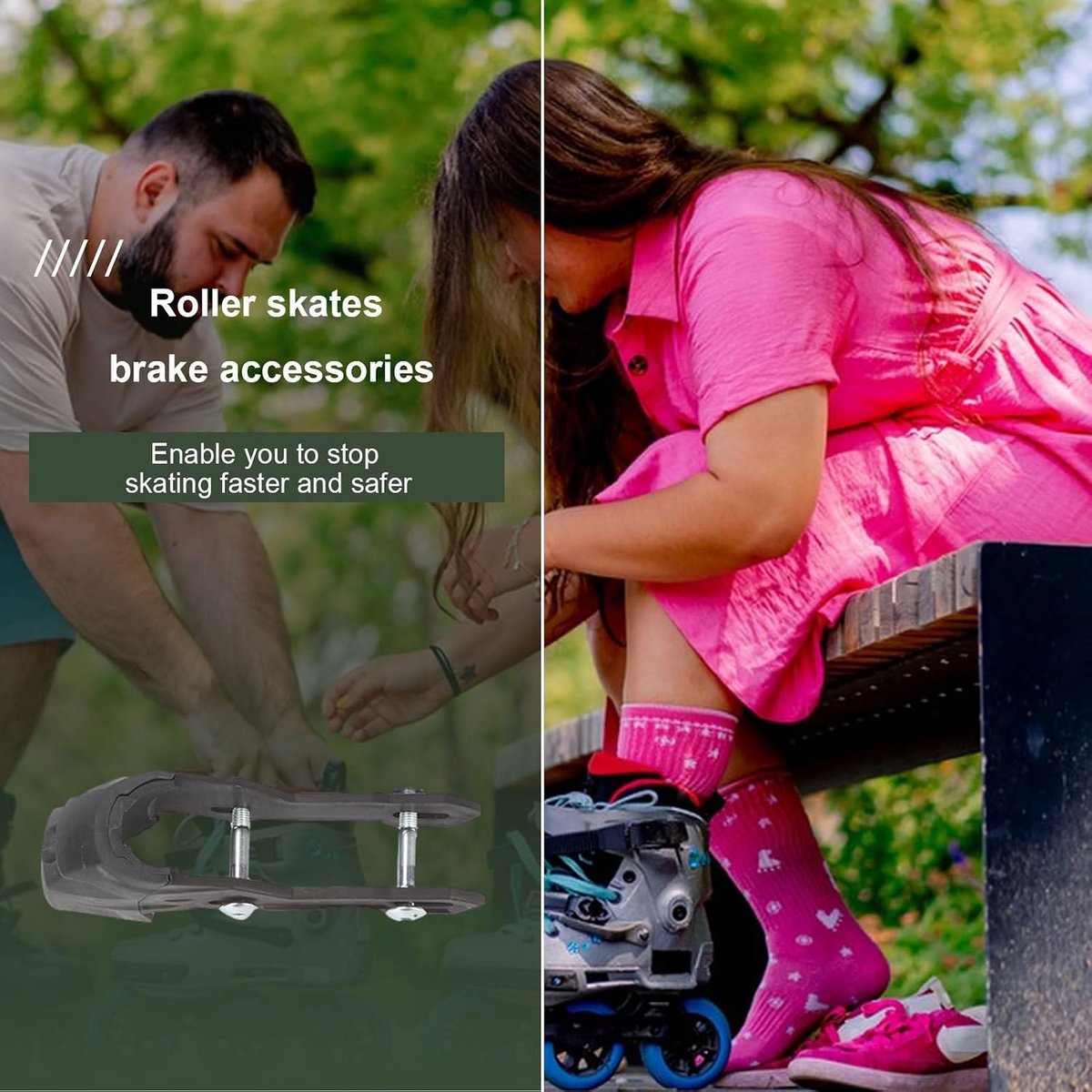 Rolschaatsteenstoppers rubberen rempluggen vervangingsaccessoire voor