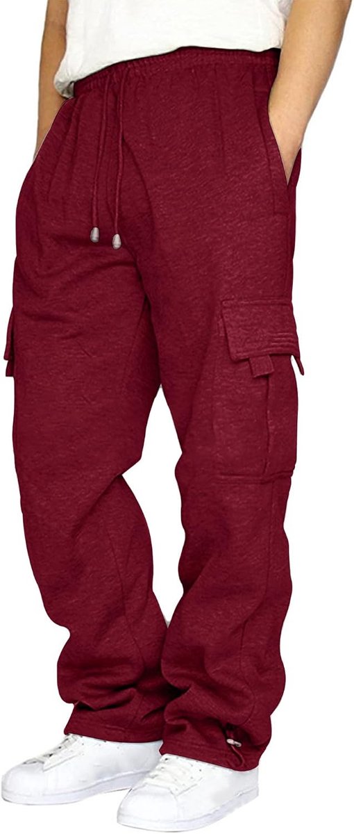 casual cargo werkbroek fleece joggingbroek joggingbroek met zakken S-3XL