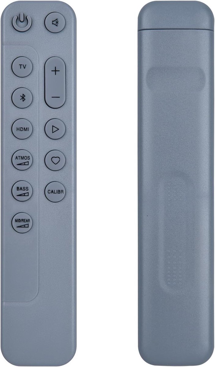 Afstandsbediening compatibel met JBL BAR1300 BAR1000 BAR800 Bar 1300X compacte soundbar 5.1.2 kanalen (grijs)