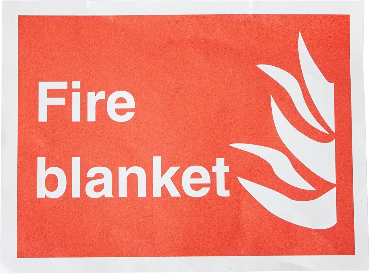 Branddeken & Brandteken, 200mm x 150mm - Zelfklevend Vinyl