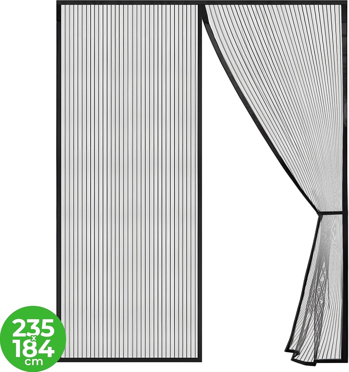 Magnetisch - Luxe Deurhor - 235 x 184 cm - Deurgordijn - Horgordijn Deur