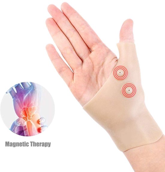 2 stuks magneetveldtherapie polshandschoenen handartritis pijnverlichting polsen hand duim ondersteuning handschoenen — afbeelding 5