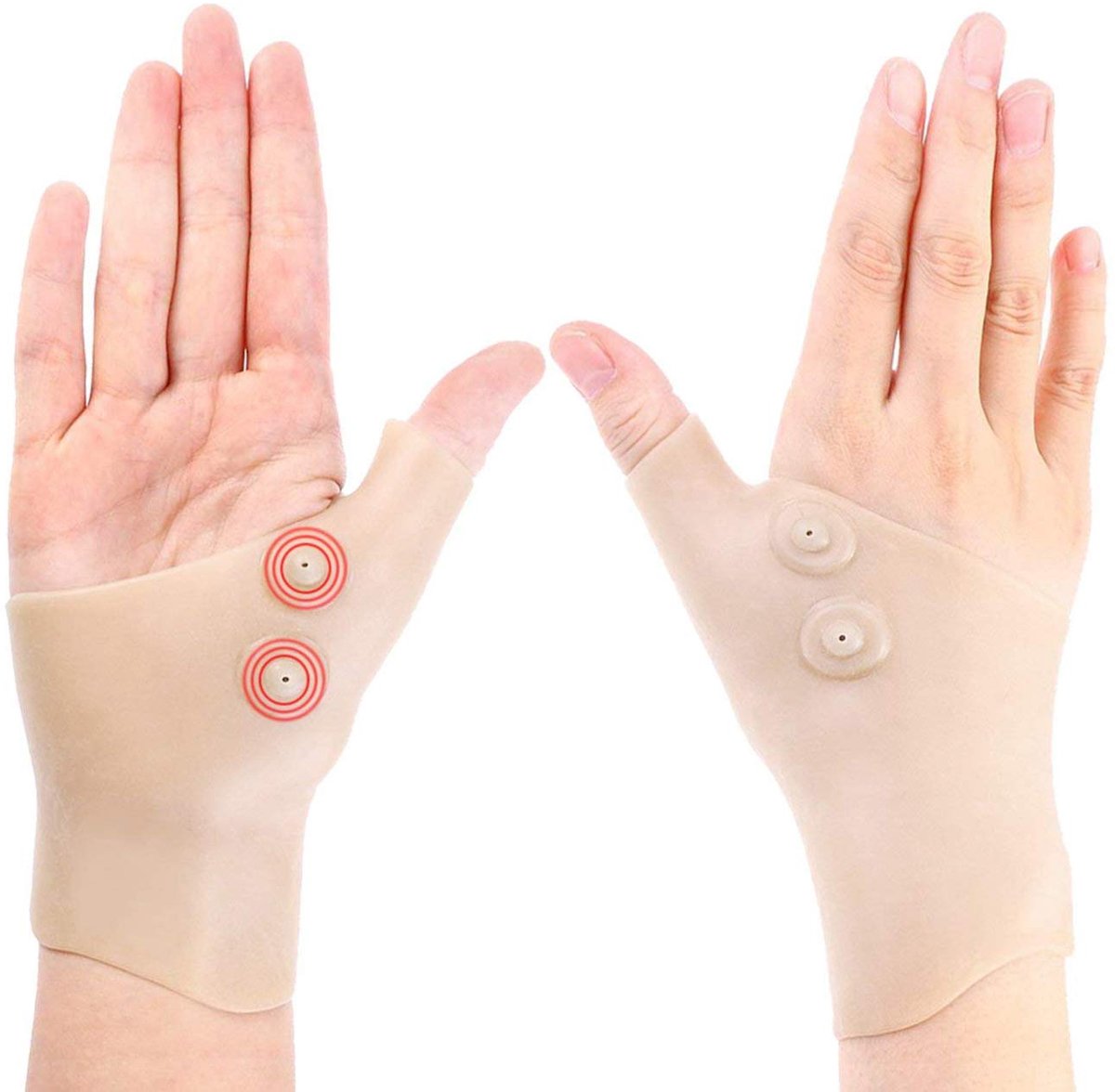 2 stuks magneetveldtherapie polshandschoenen handartritis pijnverlichting polsen hand duim ondersteuning handschoenen
