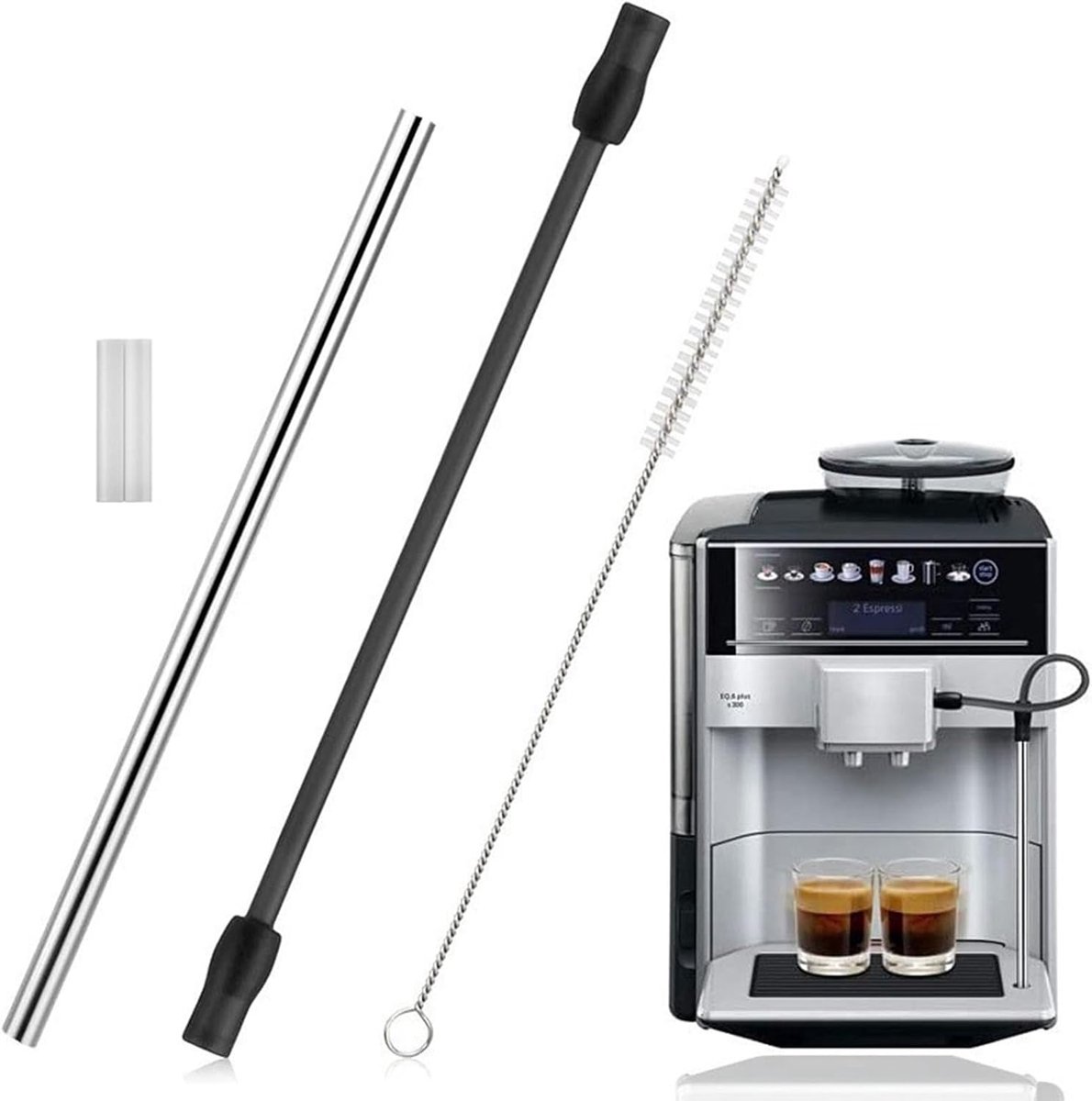Compatibel met Siemens EQ6 plus s700, vervangende melkslang voor Siemens EQ6 EQ7 plus s700/s500/s300/s100 volautomatische koffiemachines en Bosch Veroaroma