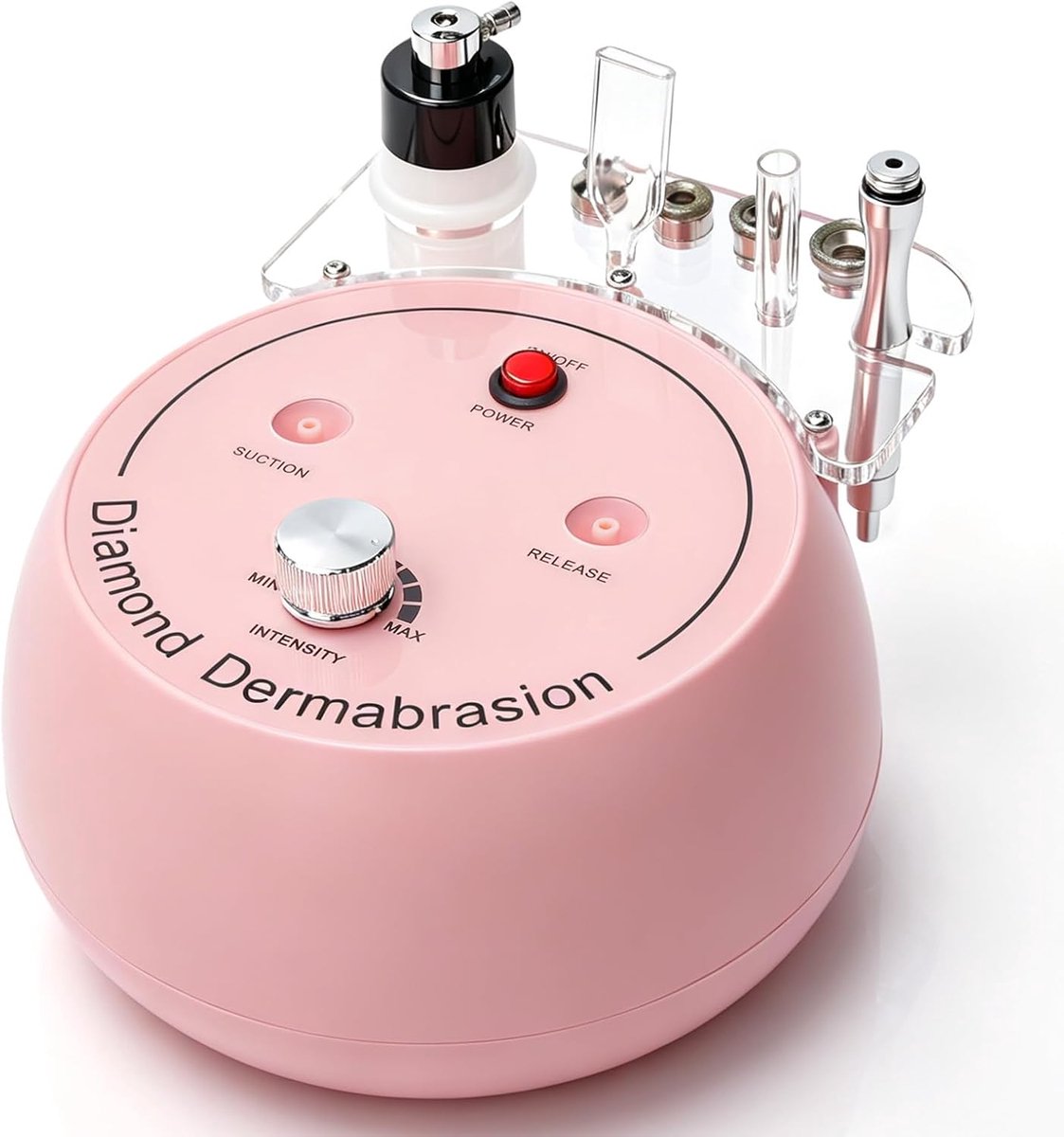 3 in 1 Diamond Microdermabrasie-apparaat, Dermabrasie-apparaat(roze)