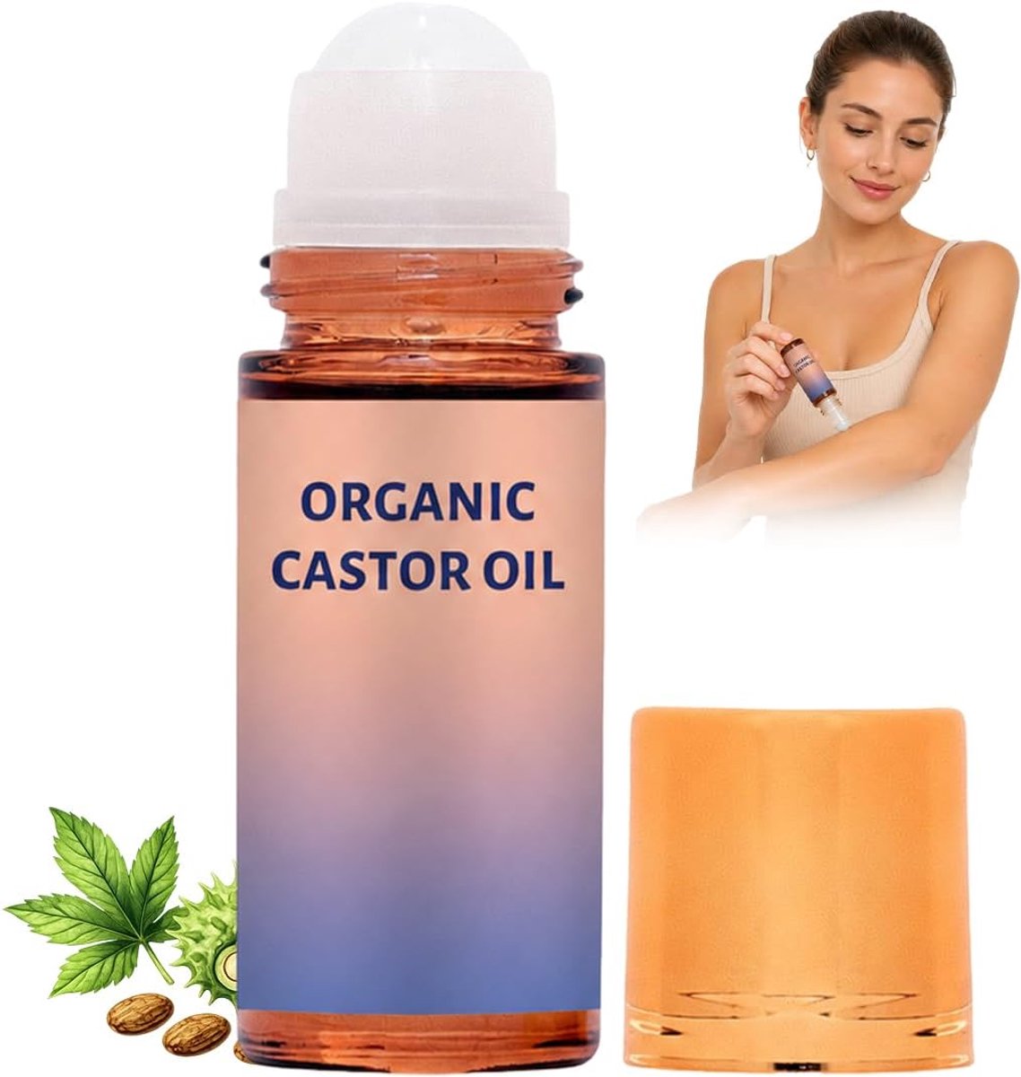50ml biologische ricinusolie – Zachte huidverzorging, geschikt voor alle huidtypes