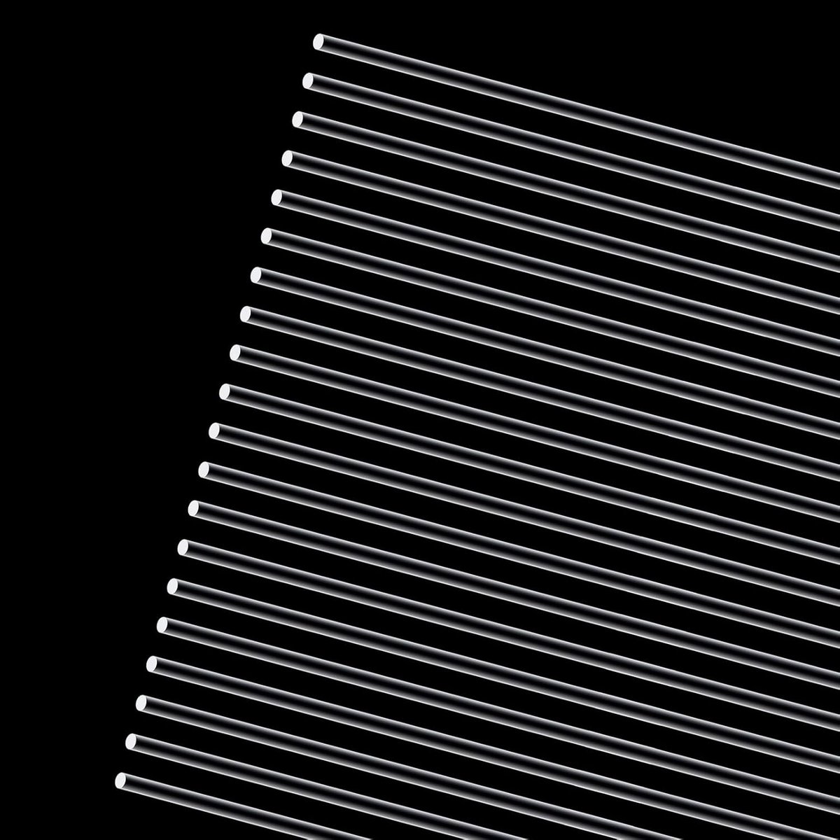 Acrylstaven, 4 x 350 mm, 0,35 m, transparante acrylstaven, ronde staven, heldere acrylstaaf voor doe-het-zelf knutselwerk, verlichting en modelbouw, 20 stuks
