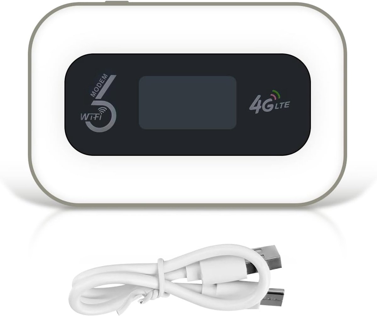 4G Router mobiele router WiFi 6 WLAN hotspot met 3000 mAh batterij