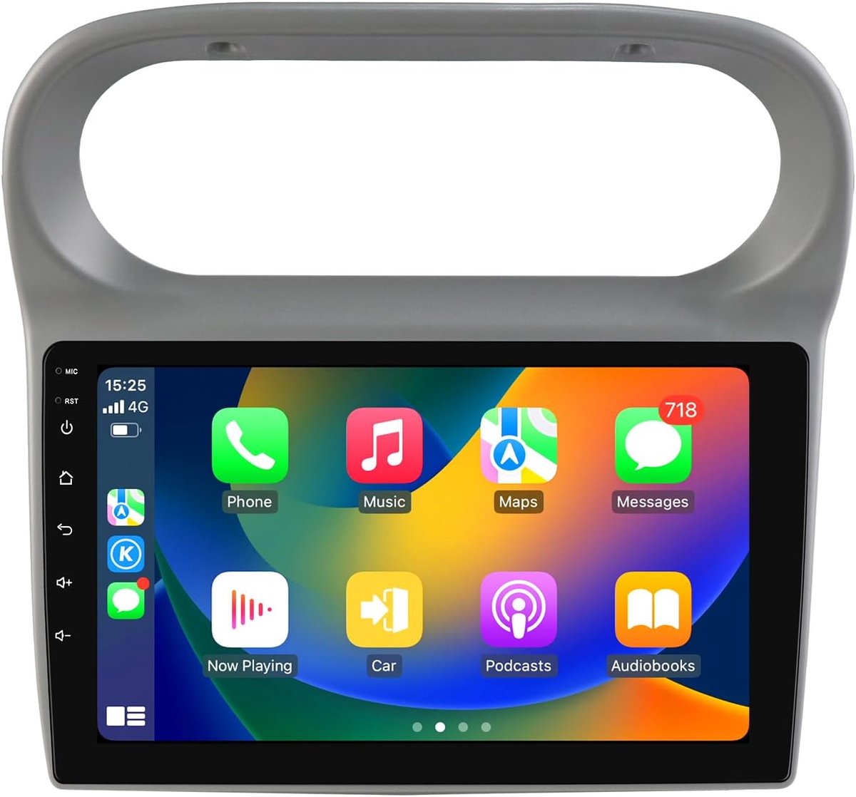 Autoradio voor Renault Twingo (2005-2013), 9 Inch Android 14 Touchscreen 2+32GB GPS Navigatie Compatibel met Carplay Android Auto WiFi Bluetooth DSP TPMS (Model B)