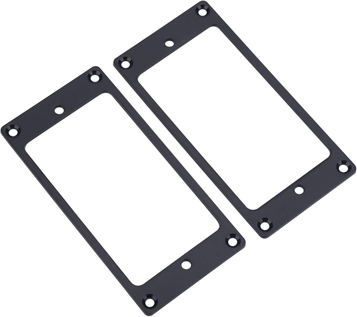 2 stuks Metalen Humbucker Pickup Frame Montage Ringen Vervangende Onderdelen Muziekinstrument Accessoires voor Elektrische Gitaar Pickup(Zwart)