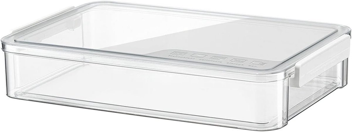 Documentenbox van Transparant Plastic, Lichtgewicht en Waterdicht Organiser voor Papierwerk en Archivering