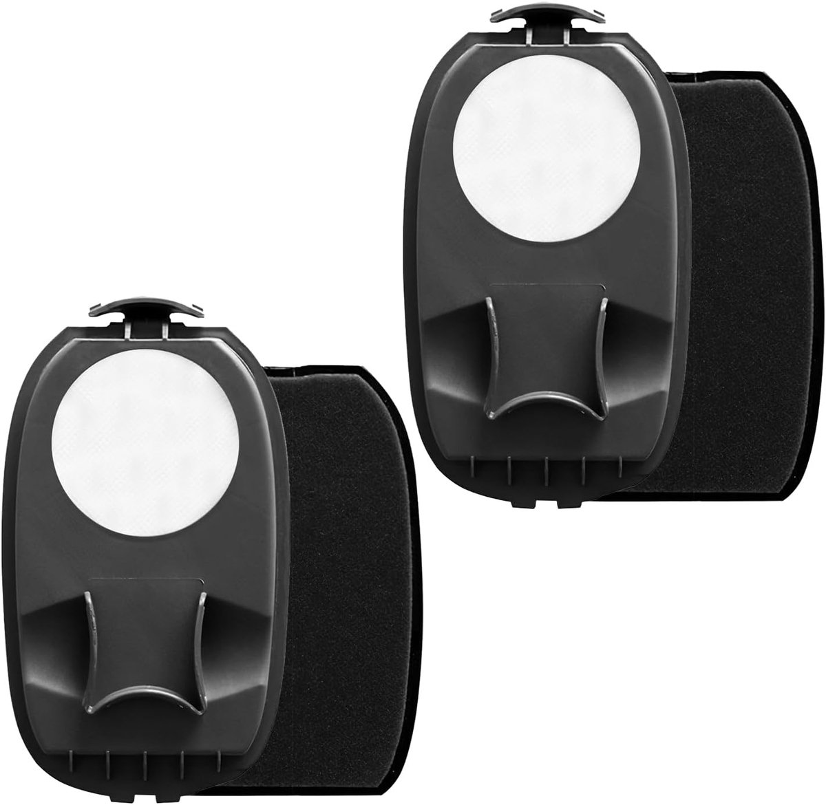 Filters en filterwatten, voor Philips AquaTrio 9000-serie XW9383 XW9385 XW9382 accessoires, wasbaar en herbruikbaar, een goede hulp voor het reinigen van je huis (zwart)